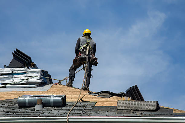 Professional Flat Roof Repair technician working in Watertown, CT
